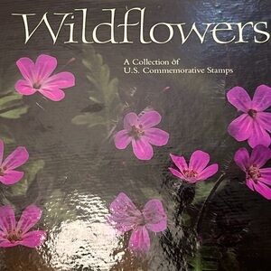 A collection of U. S. Commemorative Stamps Wildflowers Book with Mint Set